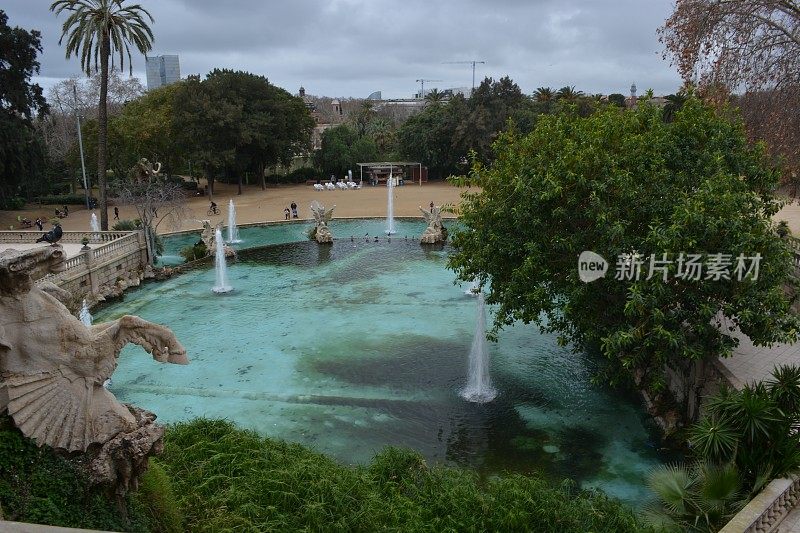 Parc de la Ciutadella 喷泉，巴塞罗那